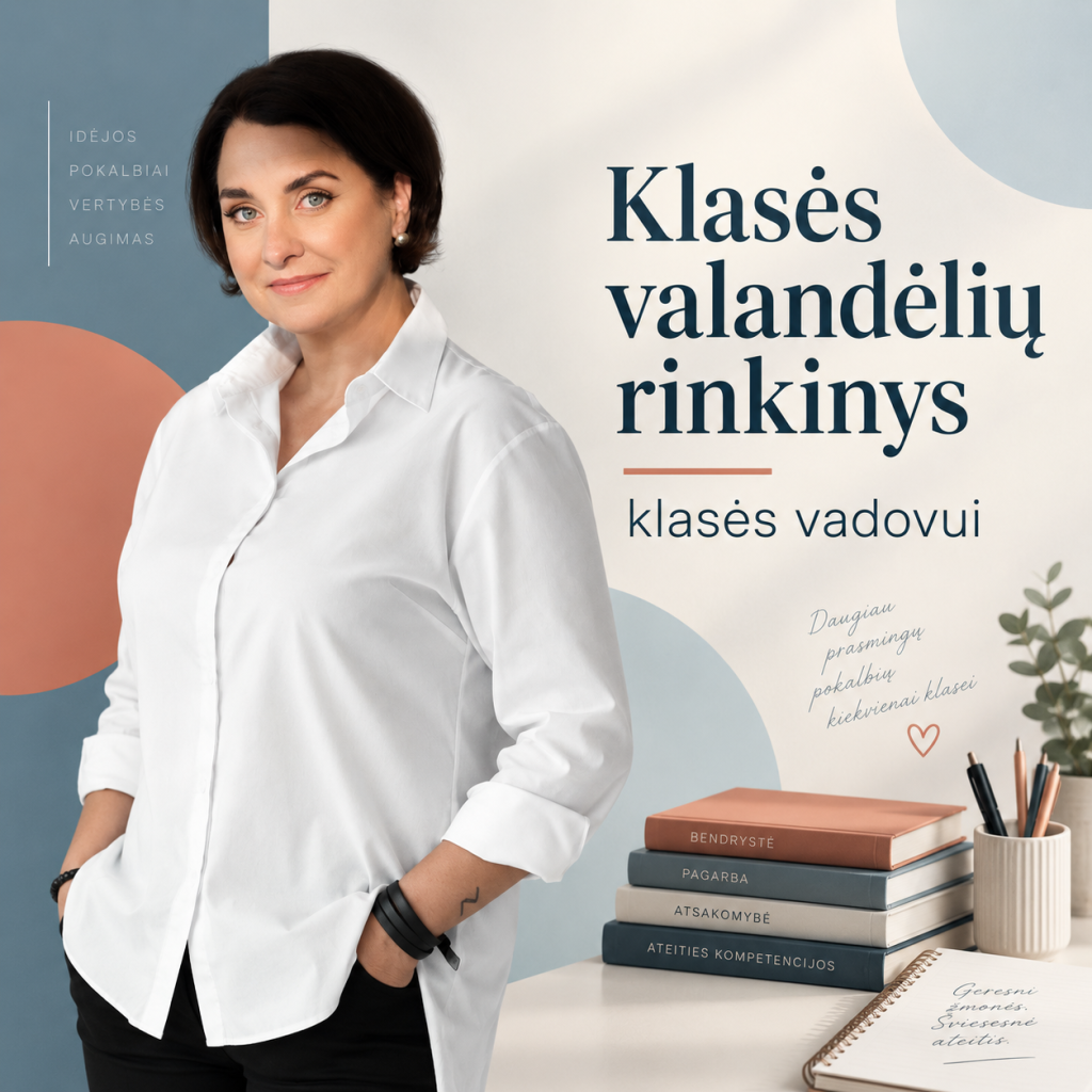 Klasės valandėlių rinkinys klasės vadovui | pragiedres.lt